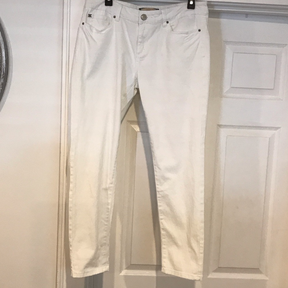 NEW Kardashian Kollection Women's White Denim Skinny Jeans the Kourtney